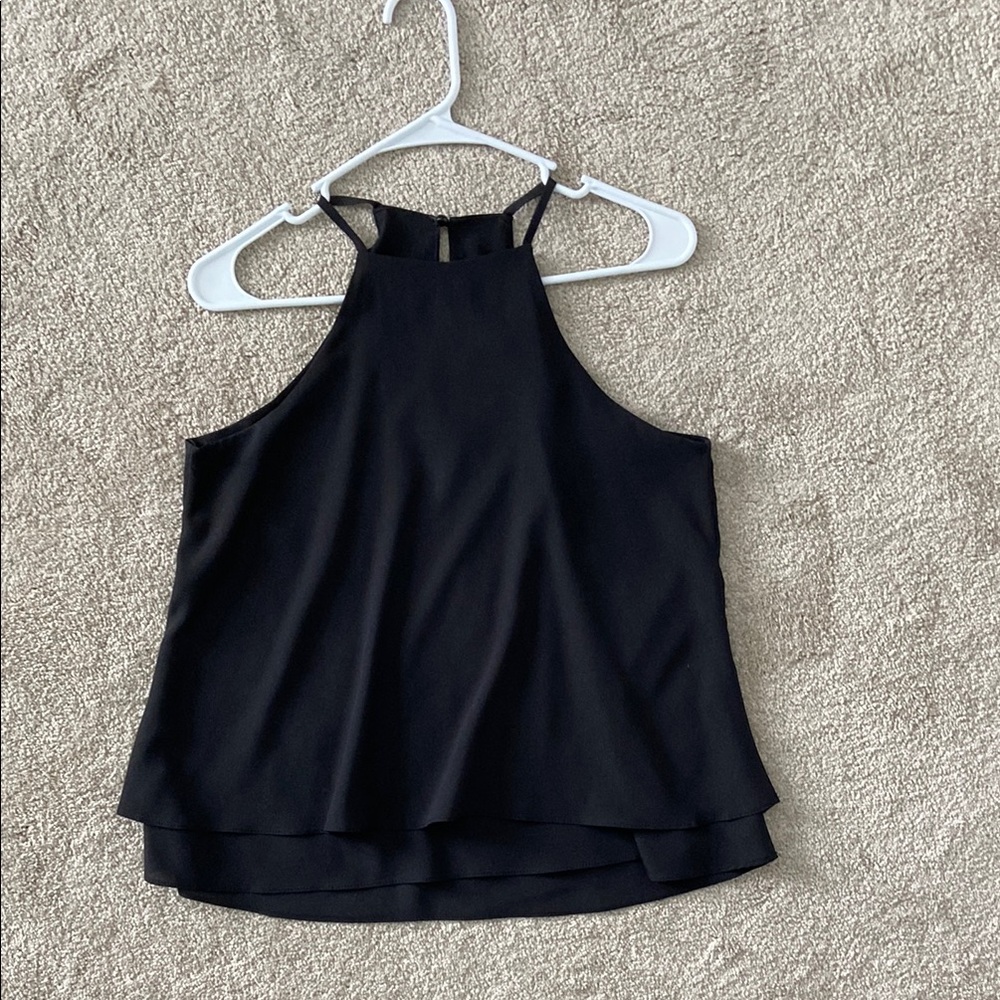 Elegant Black Sleeveless Top